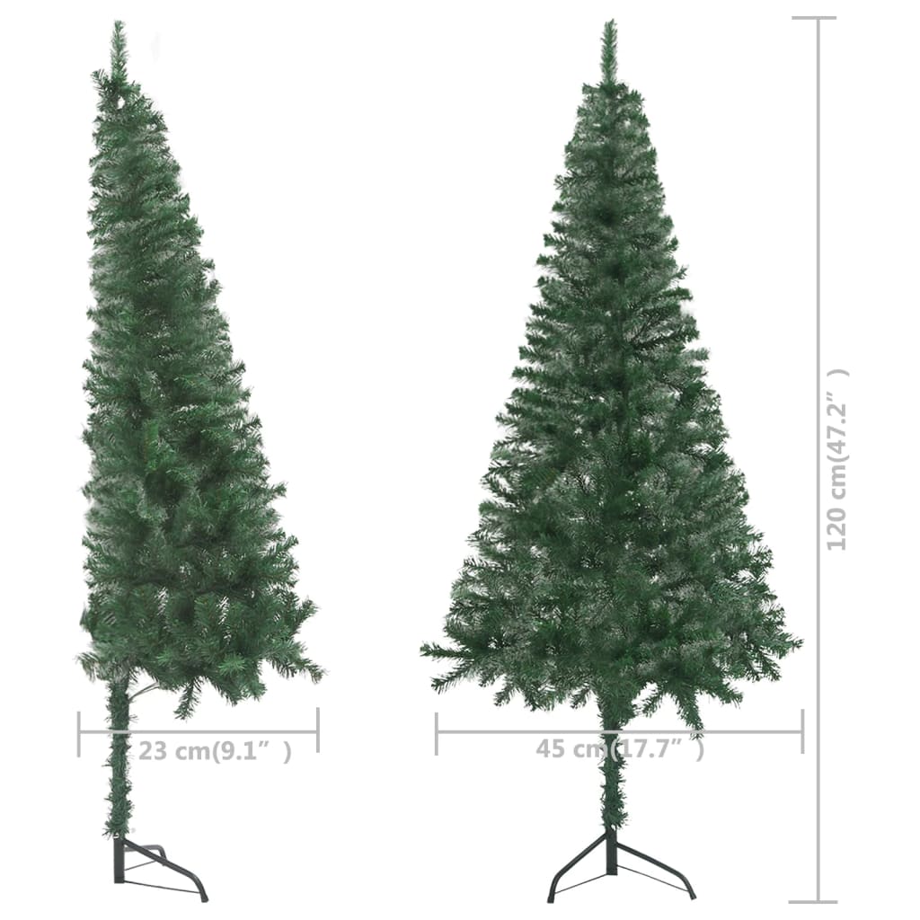 Kunstkerstboom Hoek 120 Cm Pvc Groen