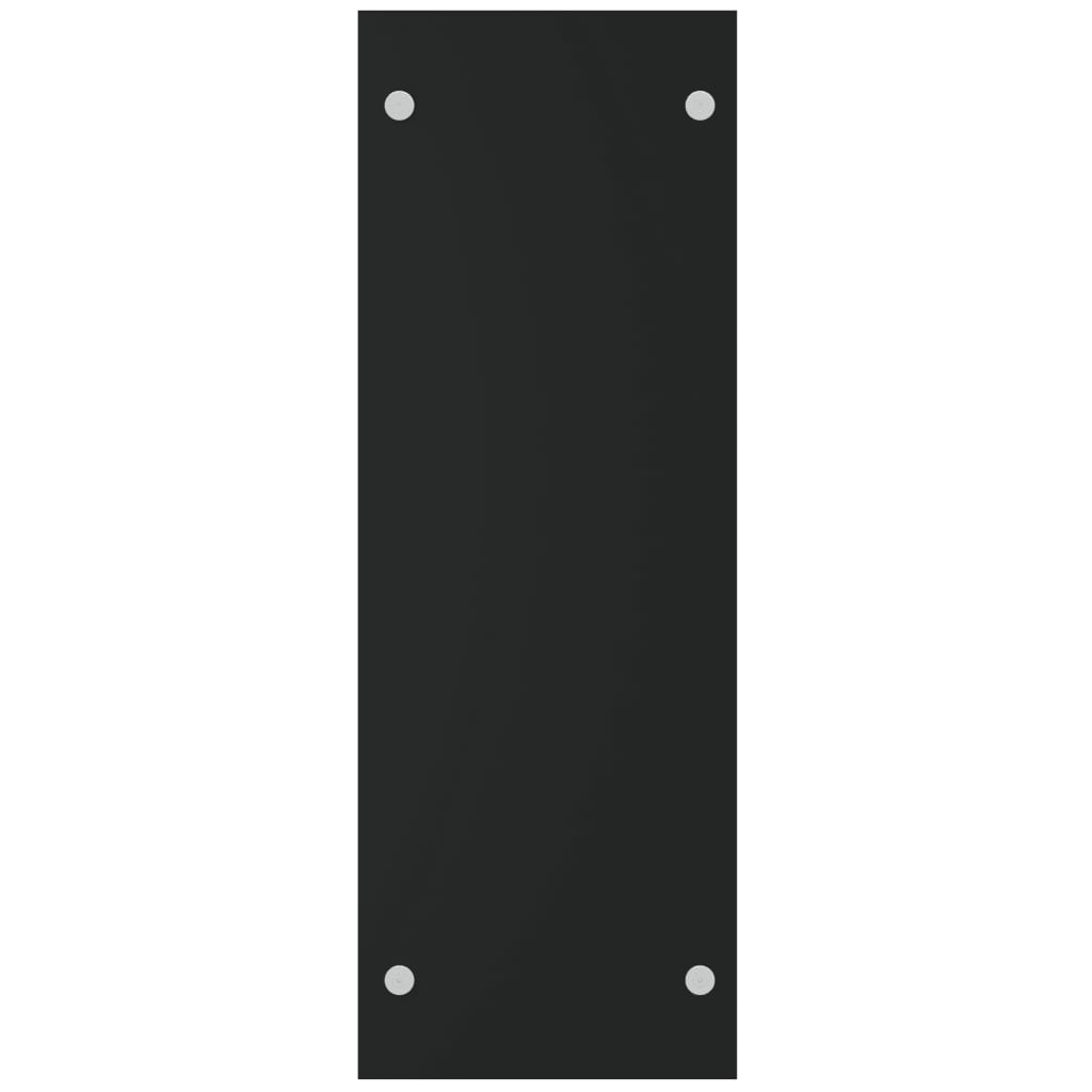 Haardhoutrek 40X35X100 Cm Gehard Glas Zwart