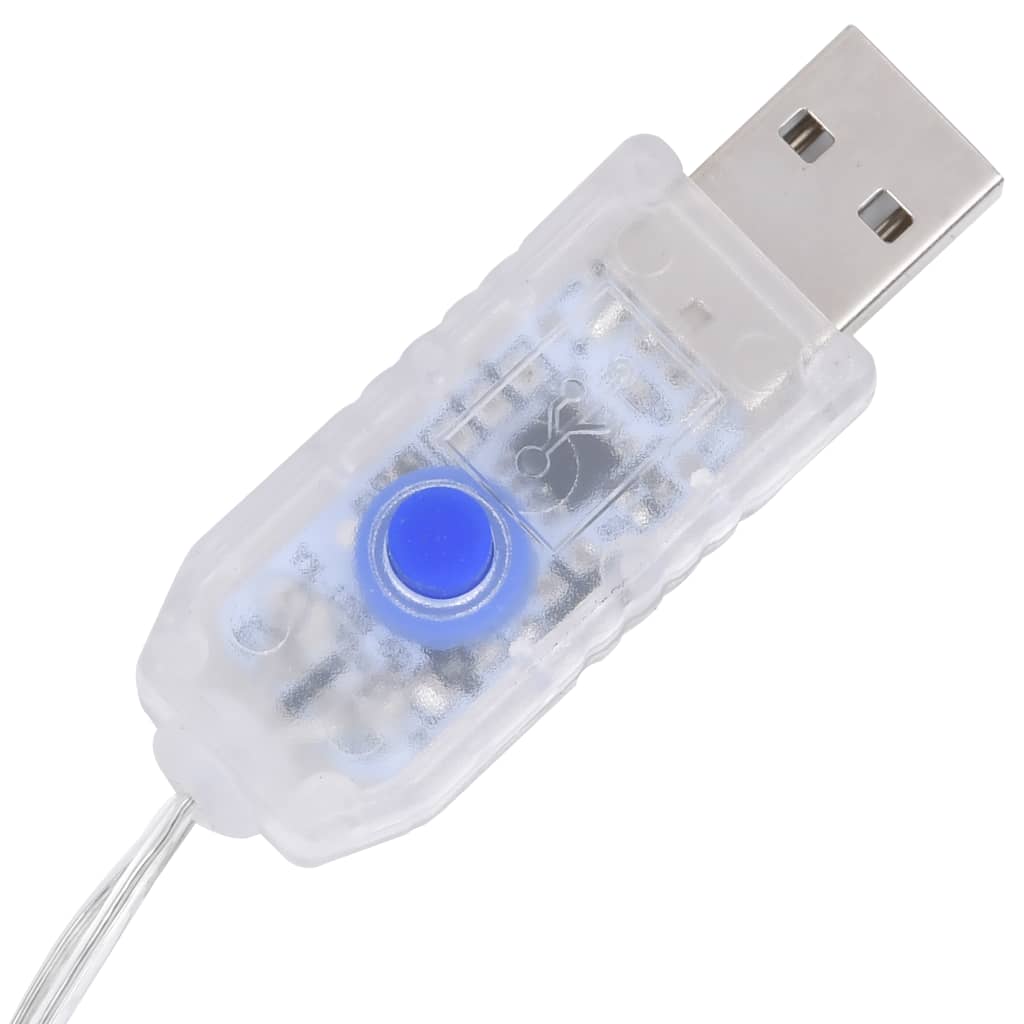 Kerstversiering Vliegend Rendier Koudwit 120 Led's Zilverkleurig