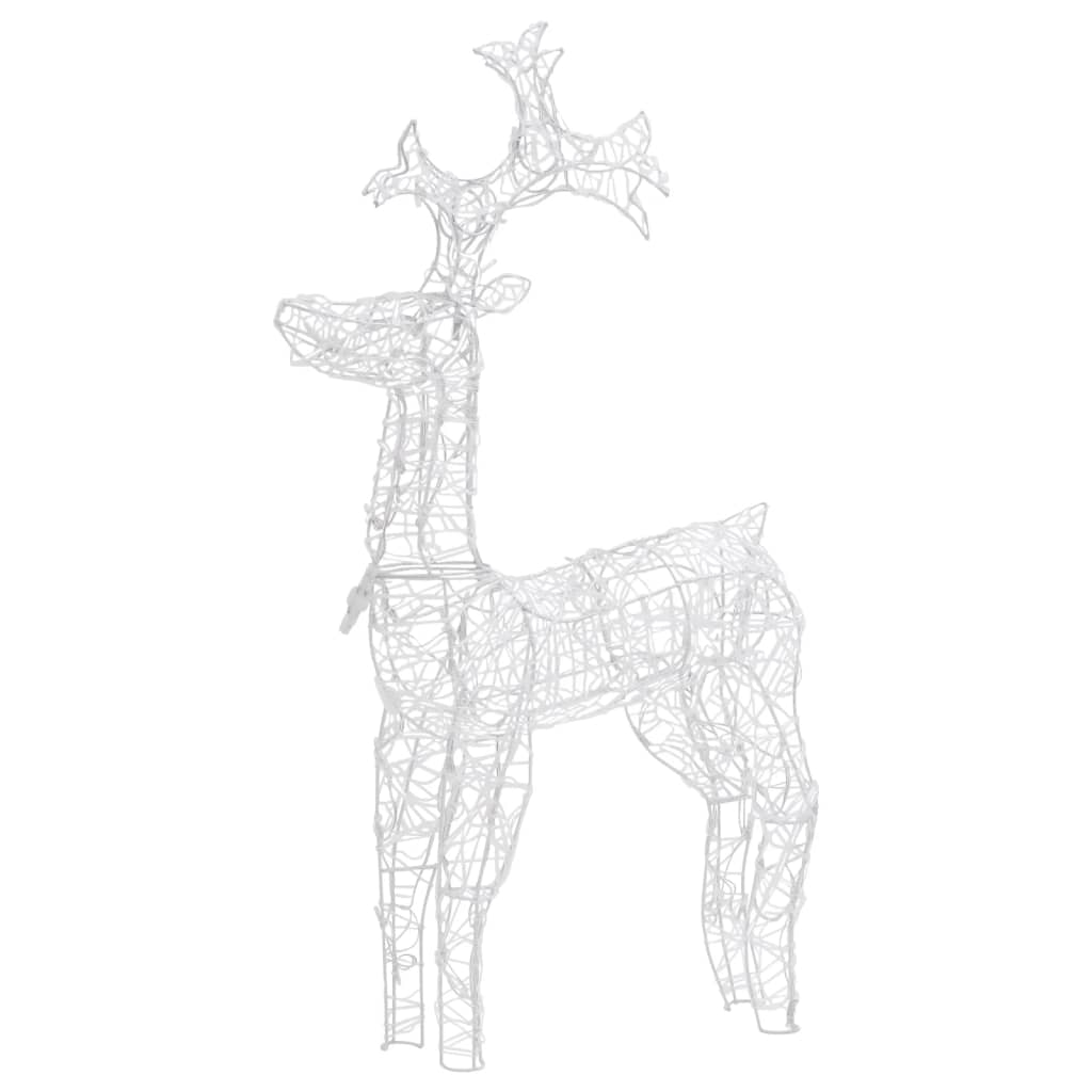 Kerstversiering Rendier 90 Led's 60X16X100 Cm Acryl