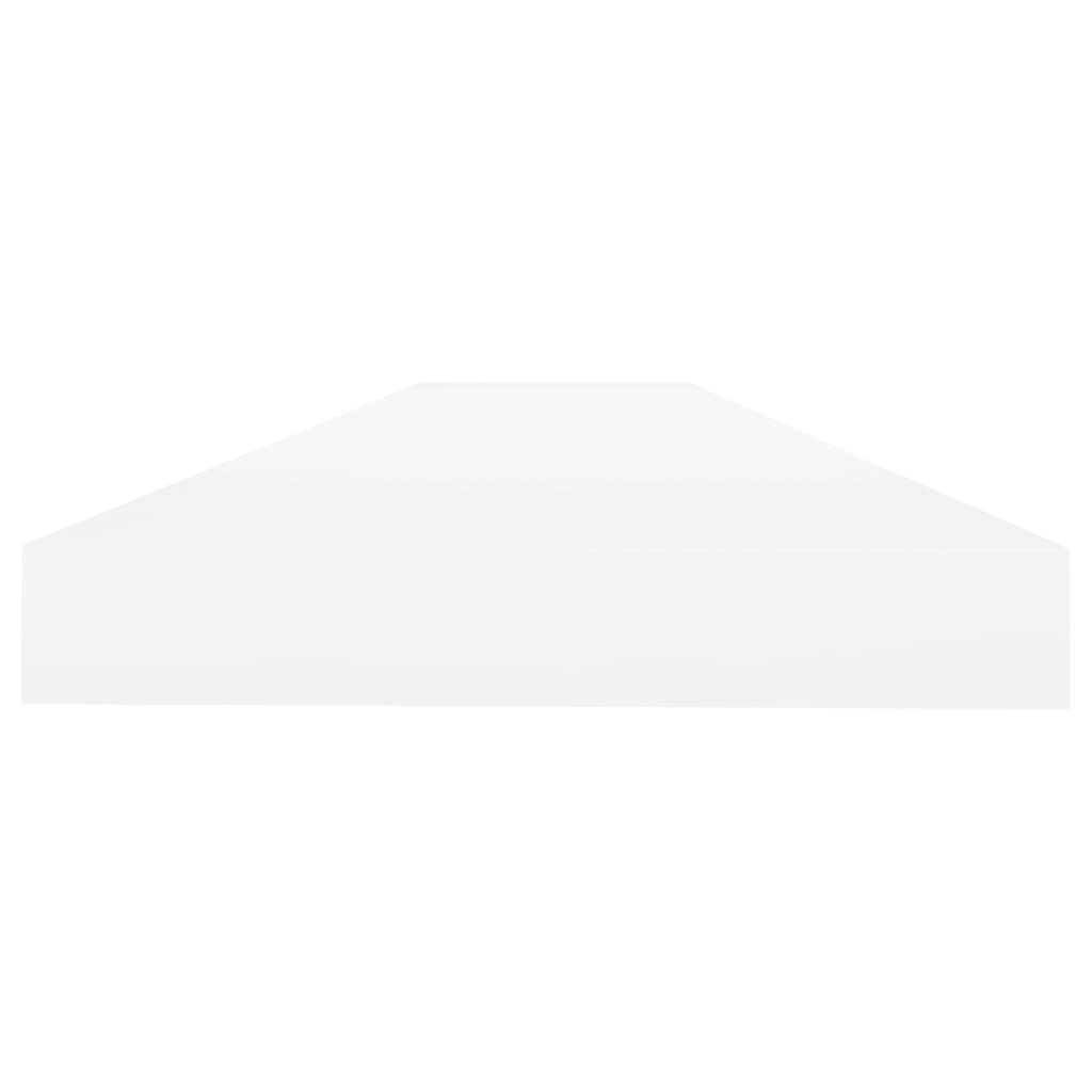 Wandschap Zwevend 90X23,5X3,8 Cm Mdf Eikenkleurig En Wit