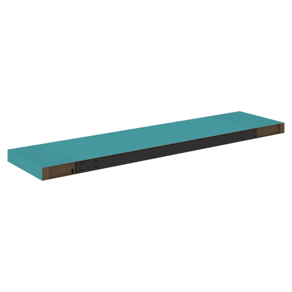 Wandschappen Zwevend 4 St 90X23,5X3,8 Cm Mdf Blauw
