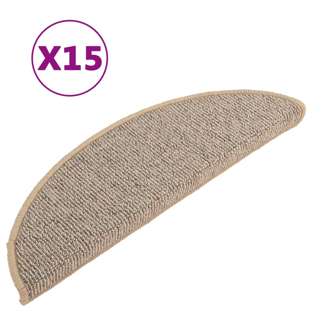 Trapmatten 15 St 56X17X3 Cm Bruin