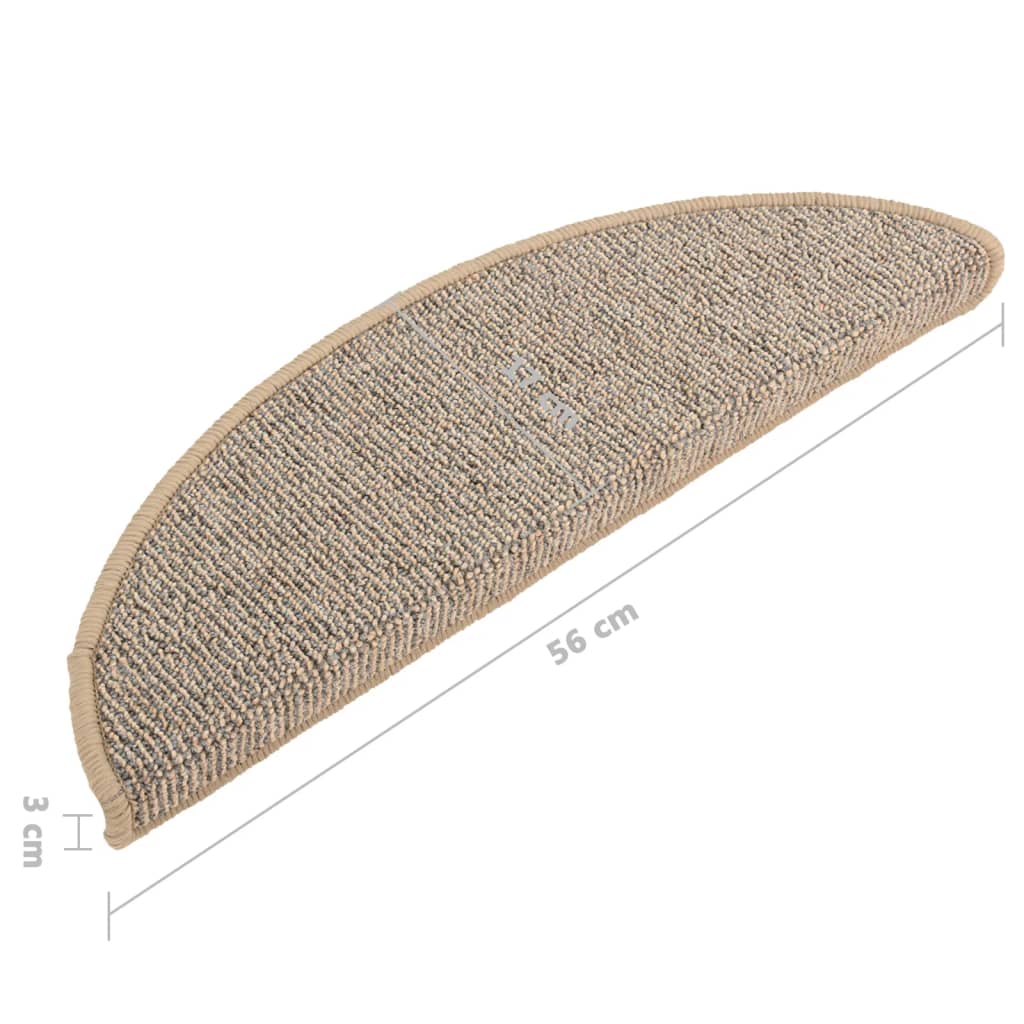 Trapmatten 15 St 56X17X3 Cm Bruin