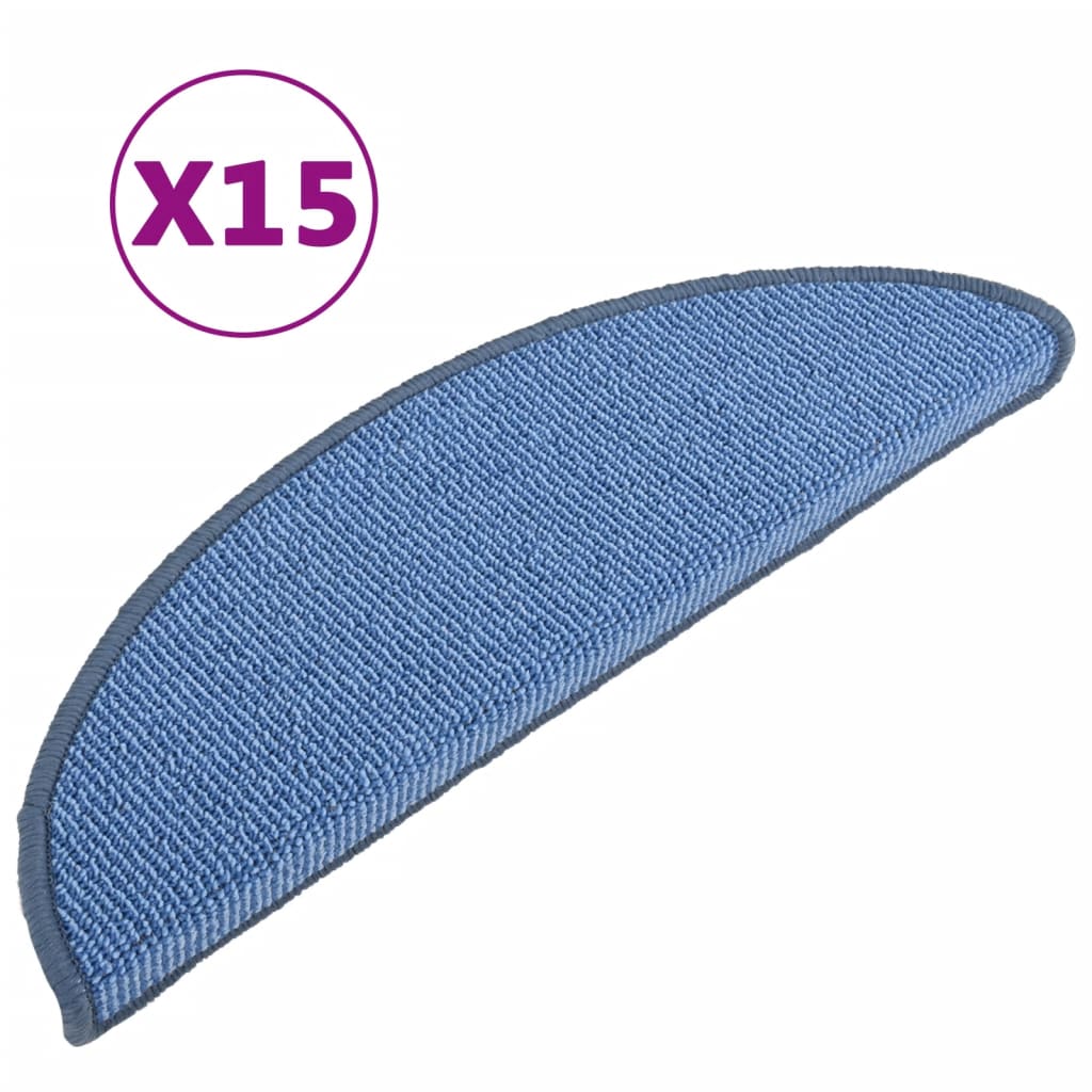 Trapmatten 15 St 56X17X3 Cm Blauw