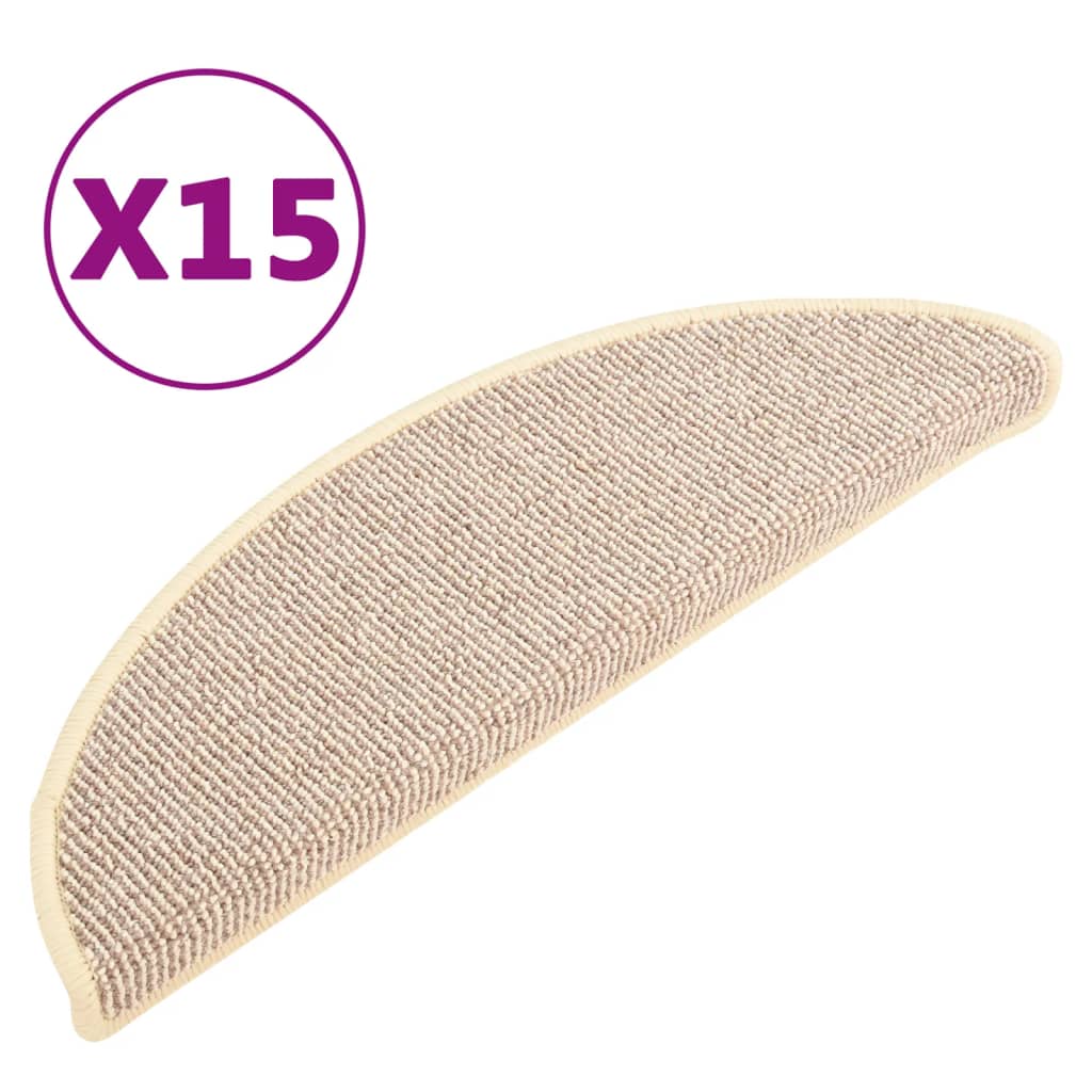 Trapmatten 15 St 56X17X3 Cm Wit En Bruin