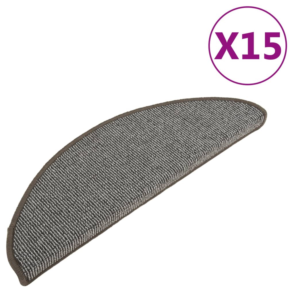 Trapmatten 15 St 65X21X4 Cm Grijs