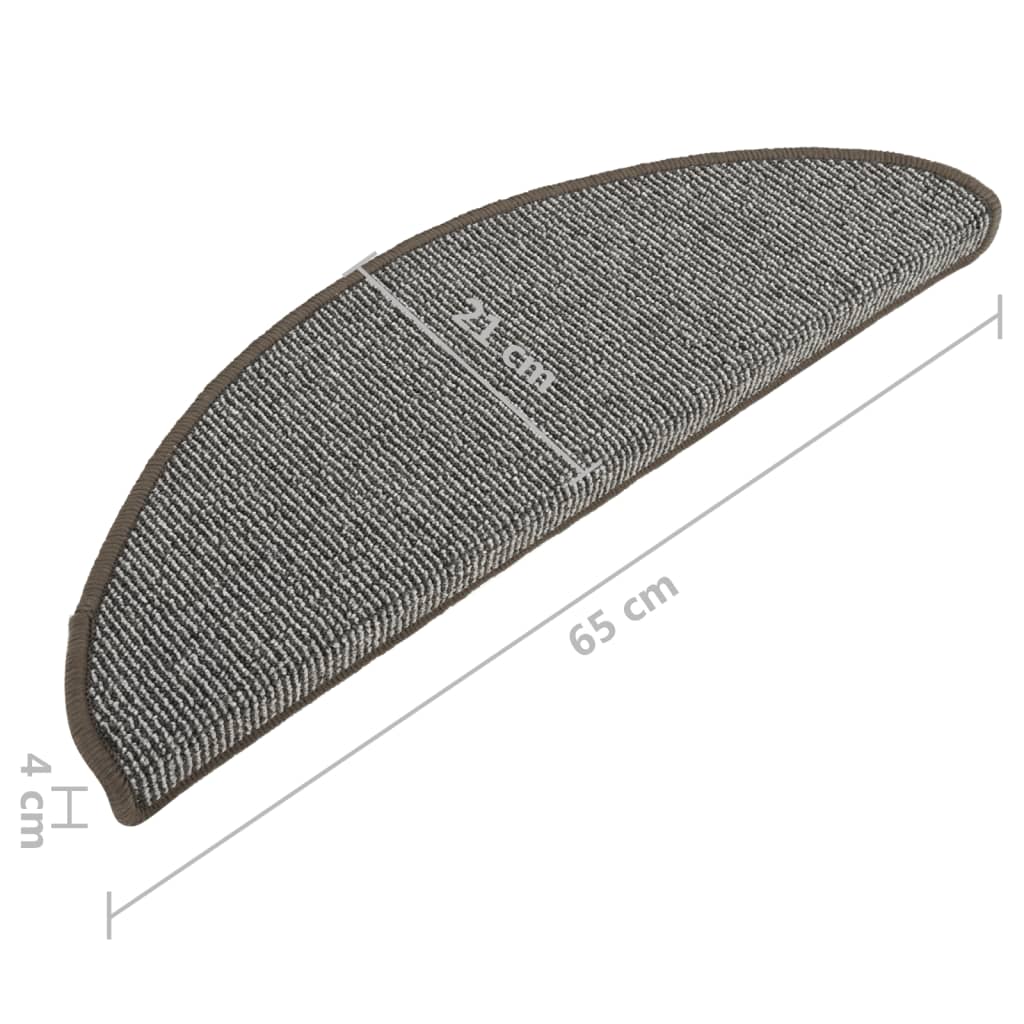 Trapmatten 15 St 65X21X4 Cm Grijs