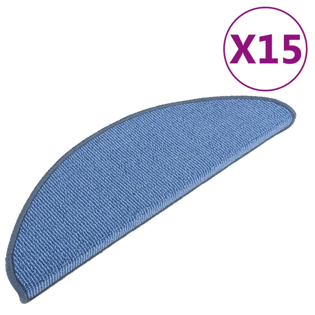 Trapmatten 15 St 65X21X4 Cm Blauw
