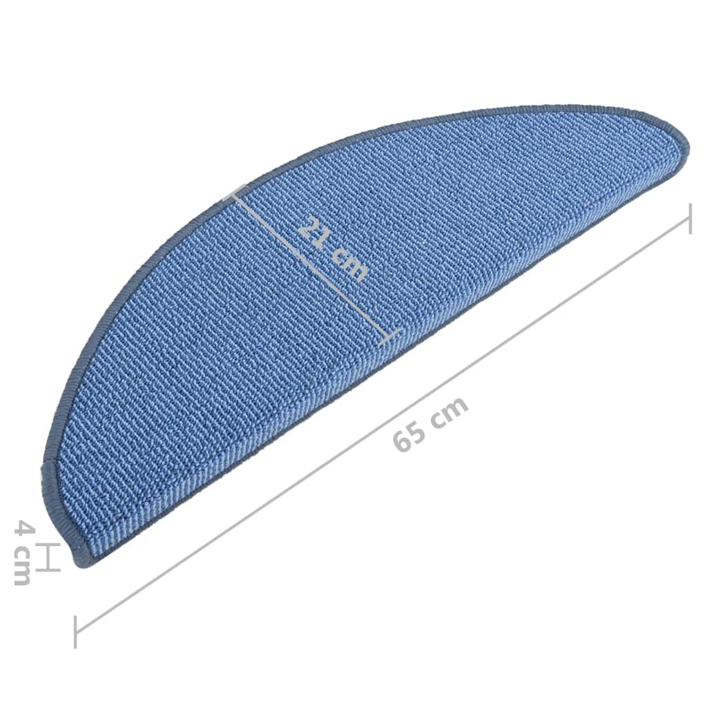 Trapmatten 15 St 65X21X4 Cm Blauw