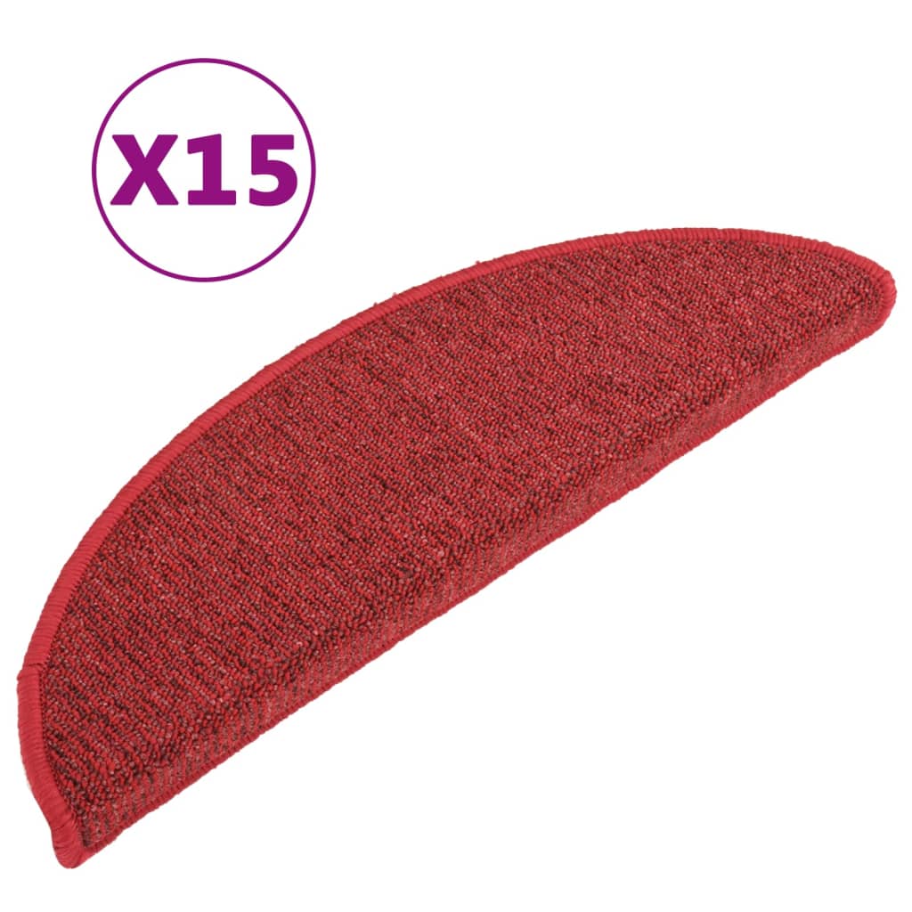 Trapmatten 15 St 65X21X4 Cm Rood