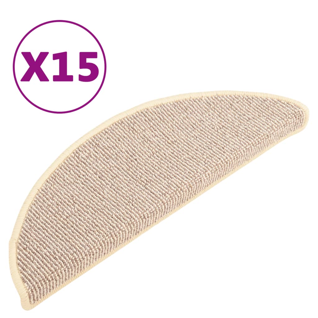 Trapmatten 15 St 65X21X4 Cm Wit En Bruin