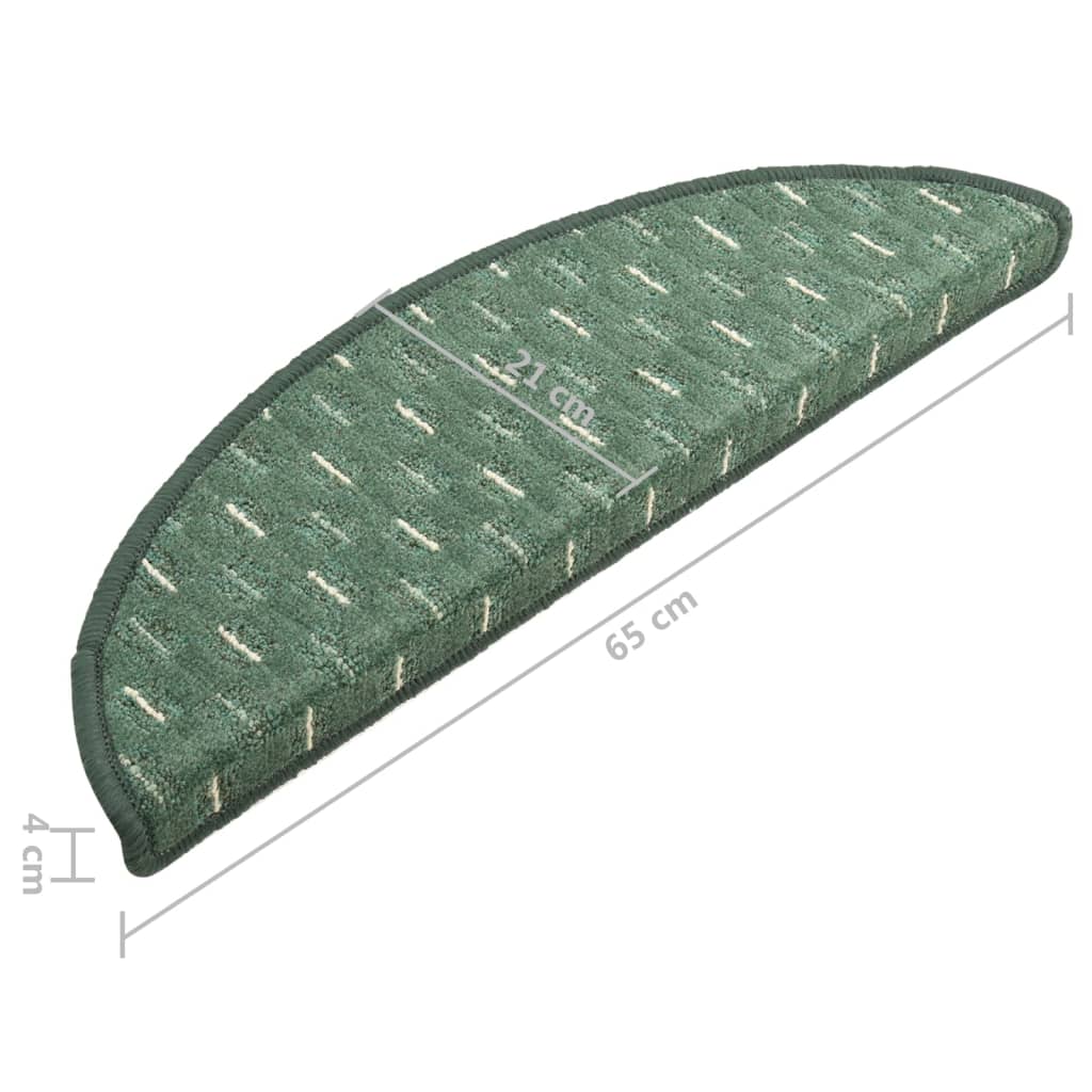 Trapmatten 15 St 65X25 Cm Groen
