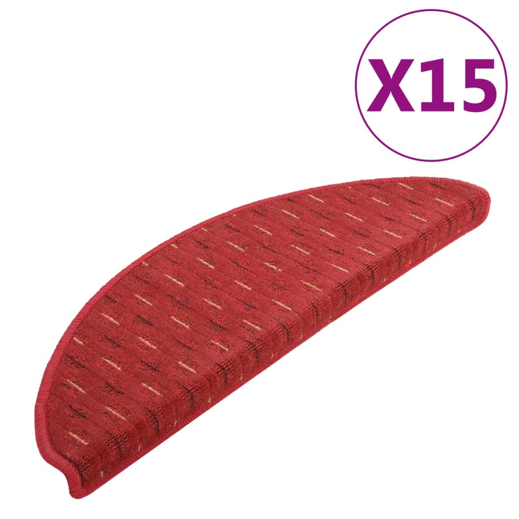 Trapmatten 15 St 65X25 Cm Rood
