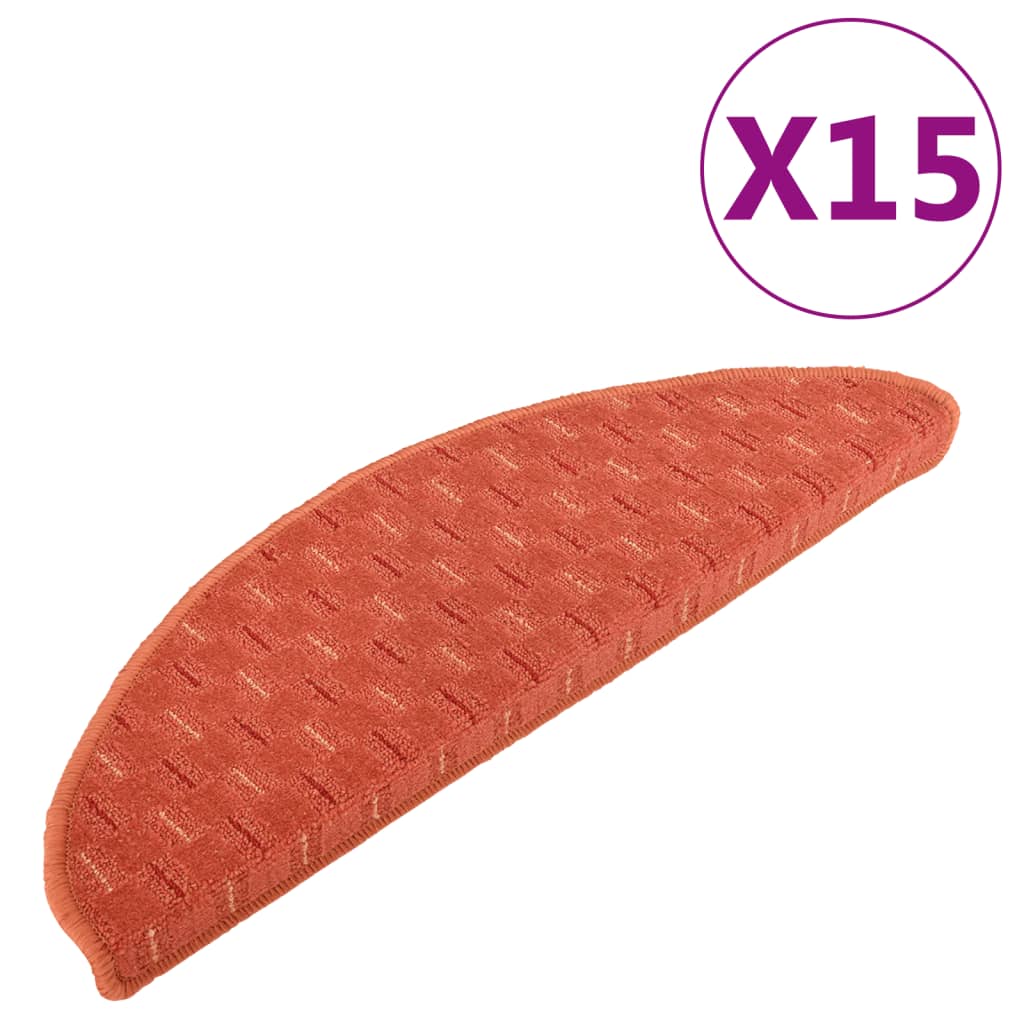 Trapmatten 15 St 65X25 Cm Oranje