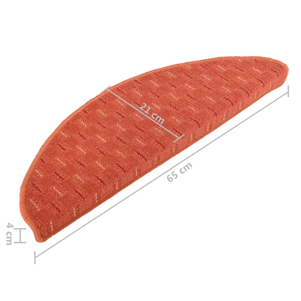 Trapmatten 15 St 65X25 Cm Oranje