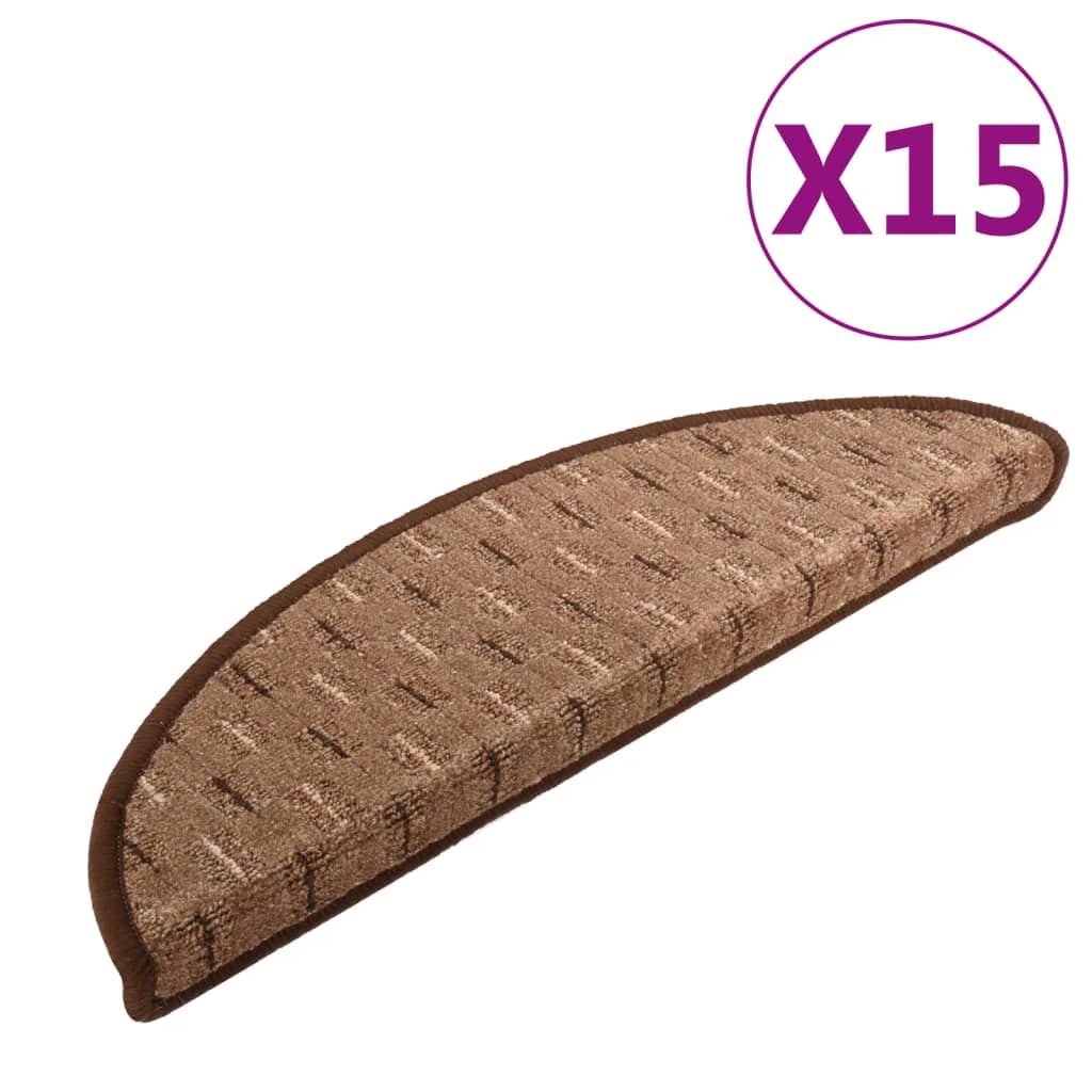 Trapmatten 15 St 65X25 Cm Bruin
