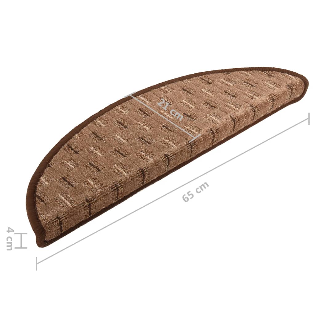 Trapmatten 15 St 65X25 Cm Bruin