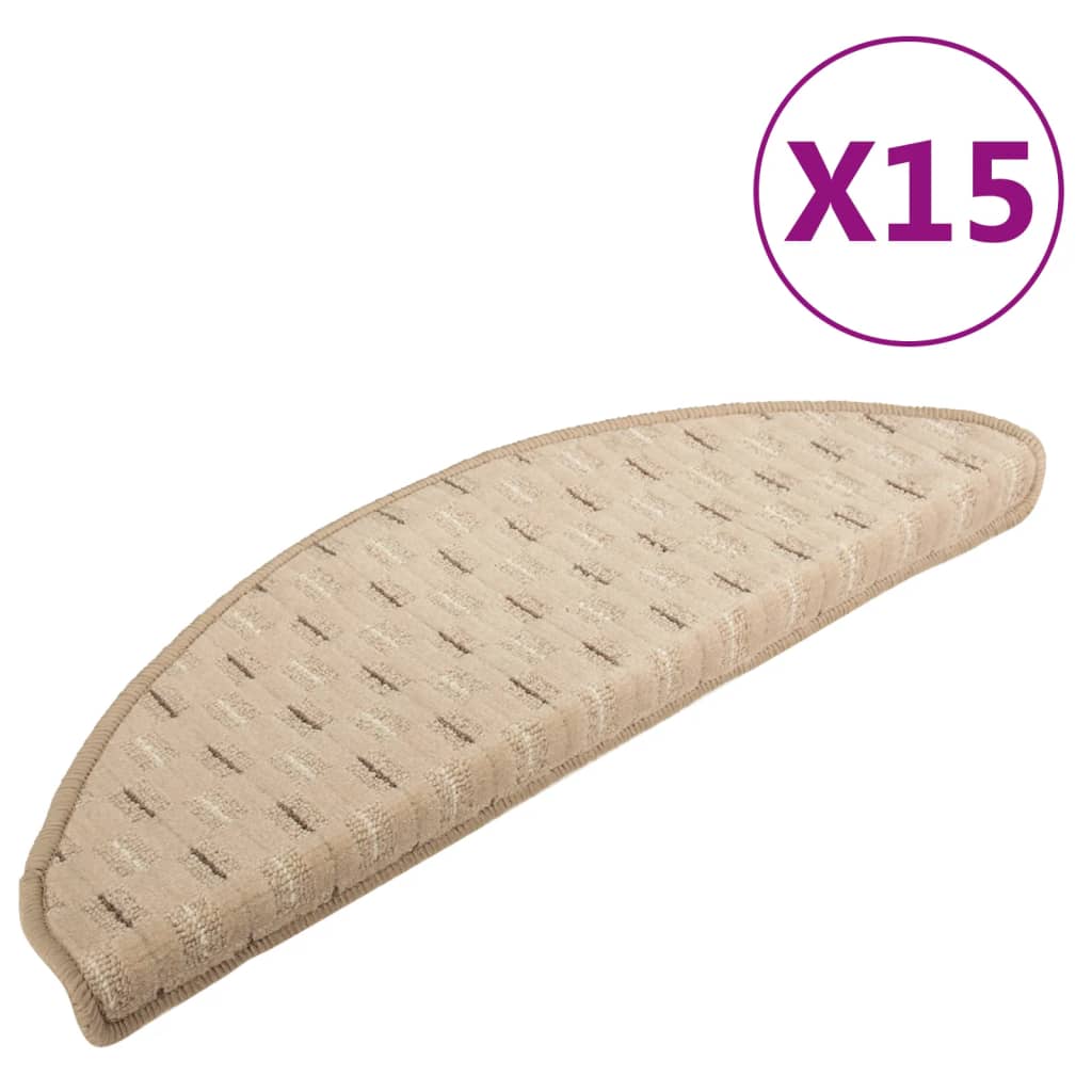 Trapmatten 15 St 65X25 Cm Taupe