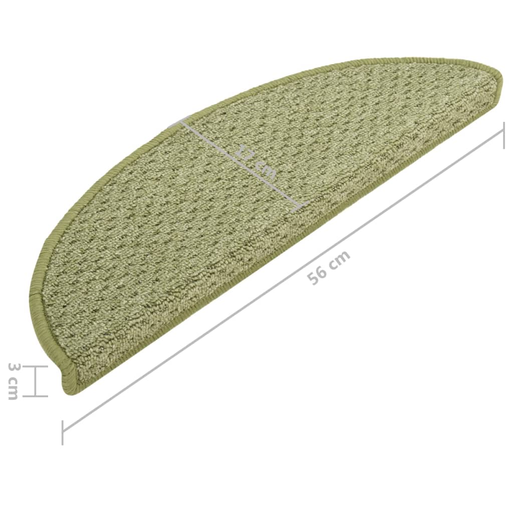 Trapmatten 15 St 56X20 Cm Groen