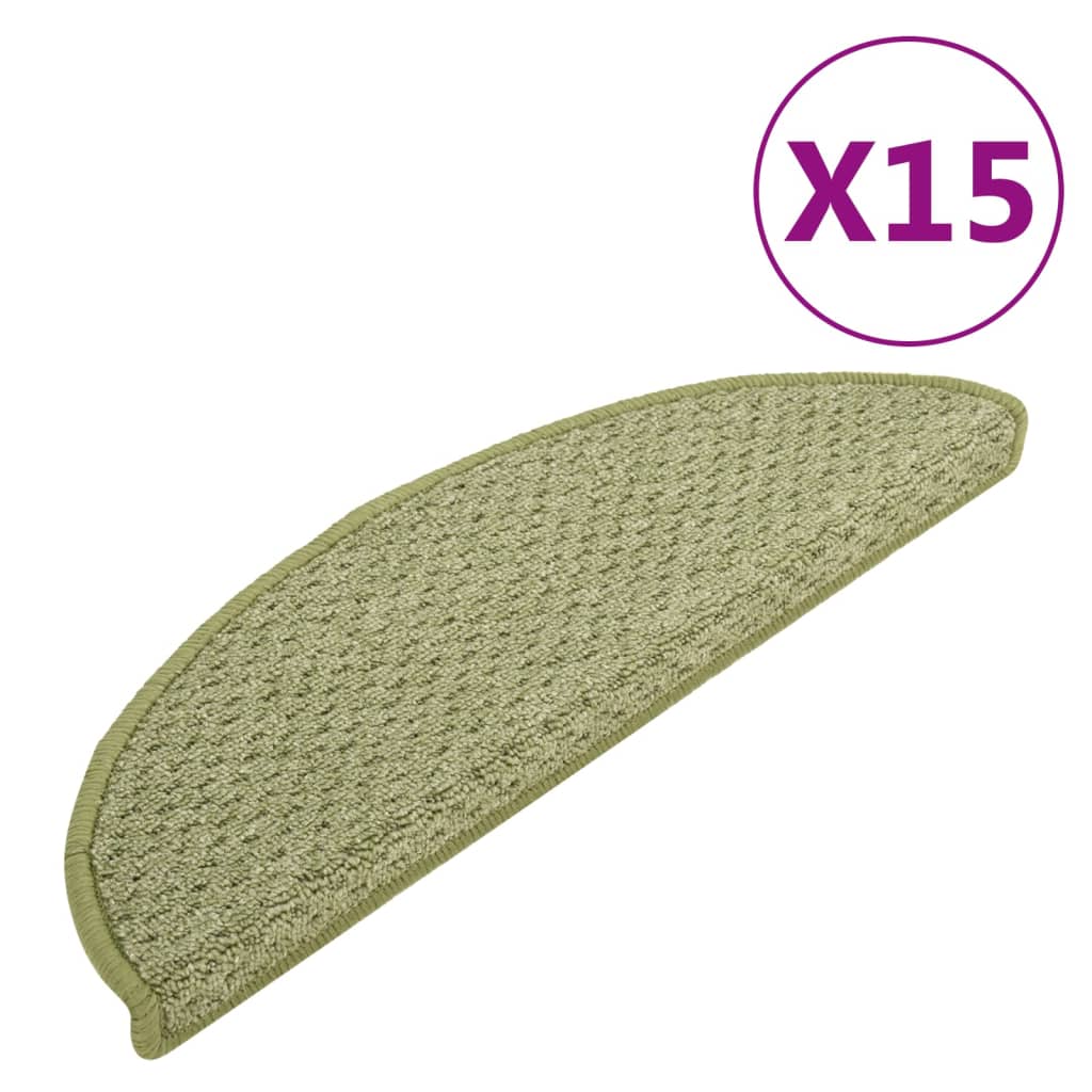 Trapmatten 15 St 65X25 Cm Groen