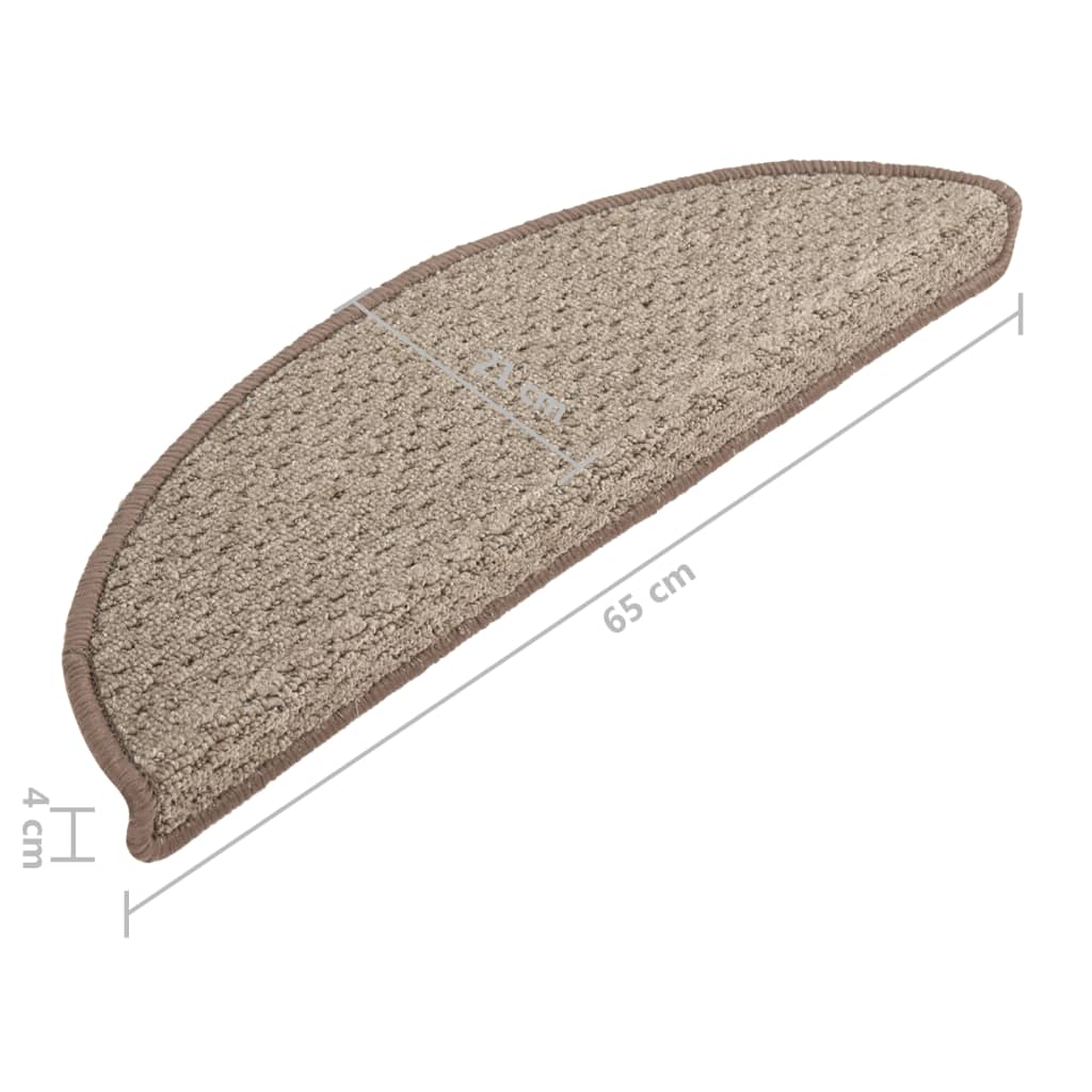 Trapmatten 15 St 65X25 Cm Bruin