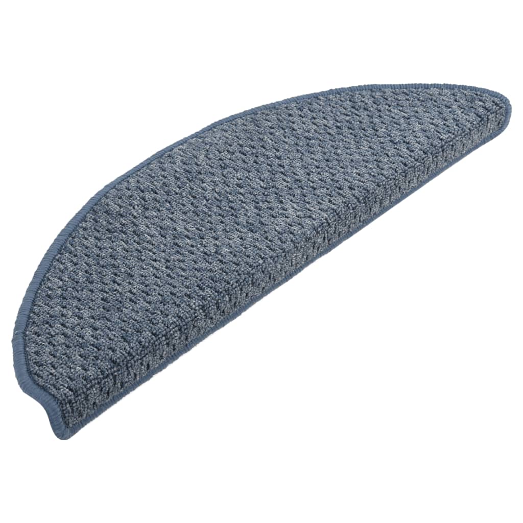 Trapmatten 15 St 65X25 Cm Blauw