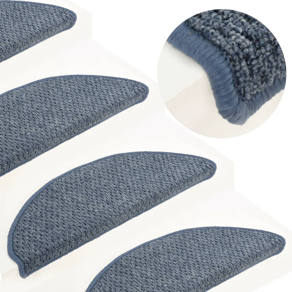 Trapmatten 15 St 65X25 Cm Blauw