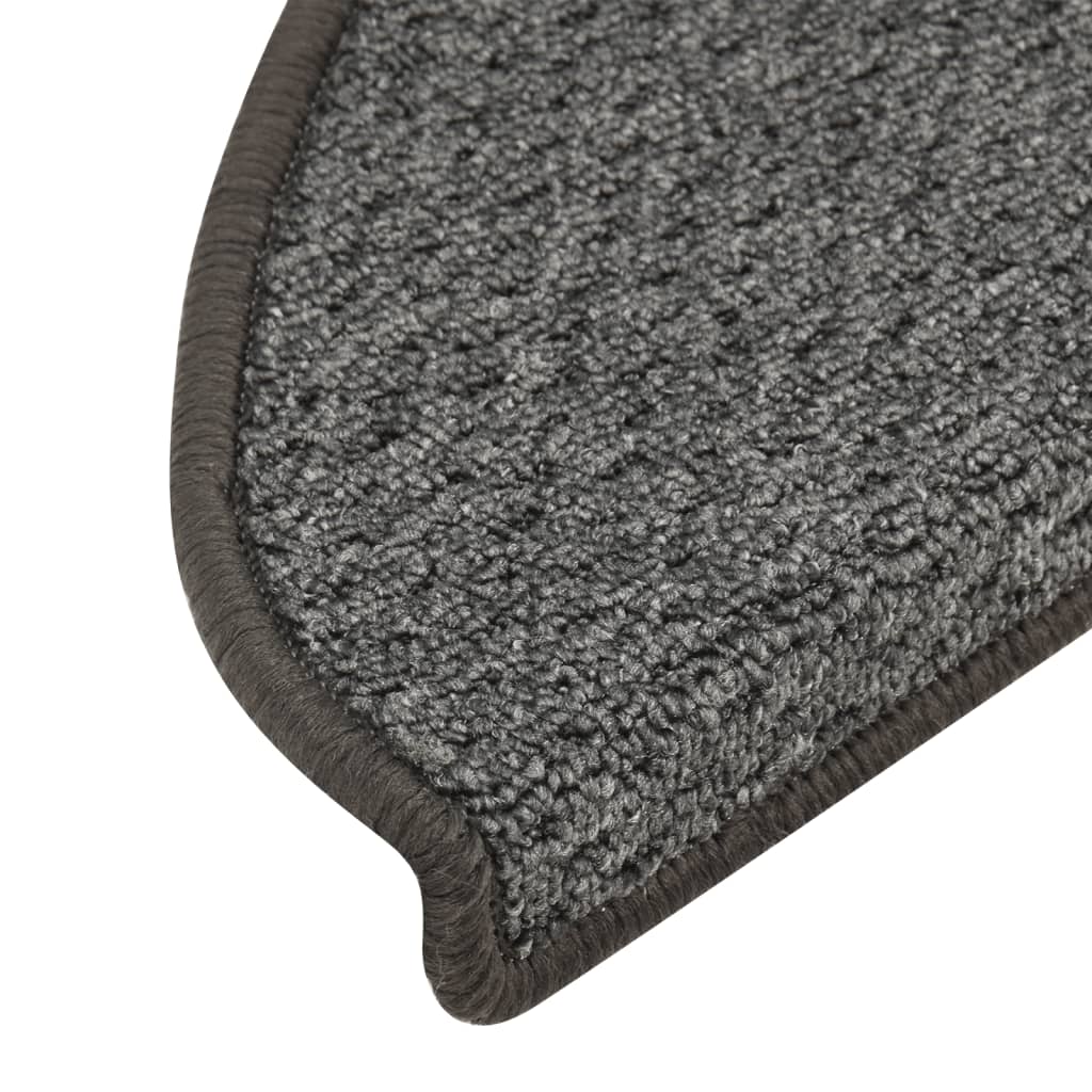 Trapmatten 15 St 65X25 Cm Donkergrijs