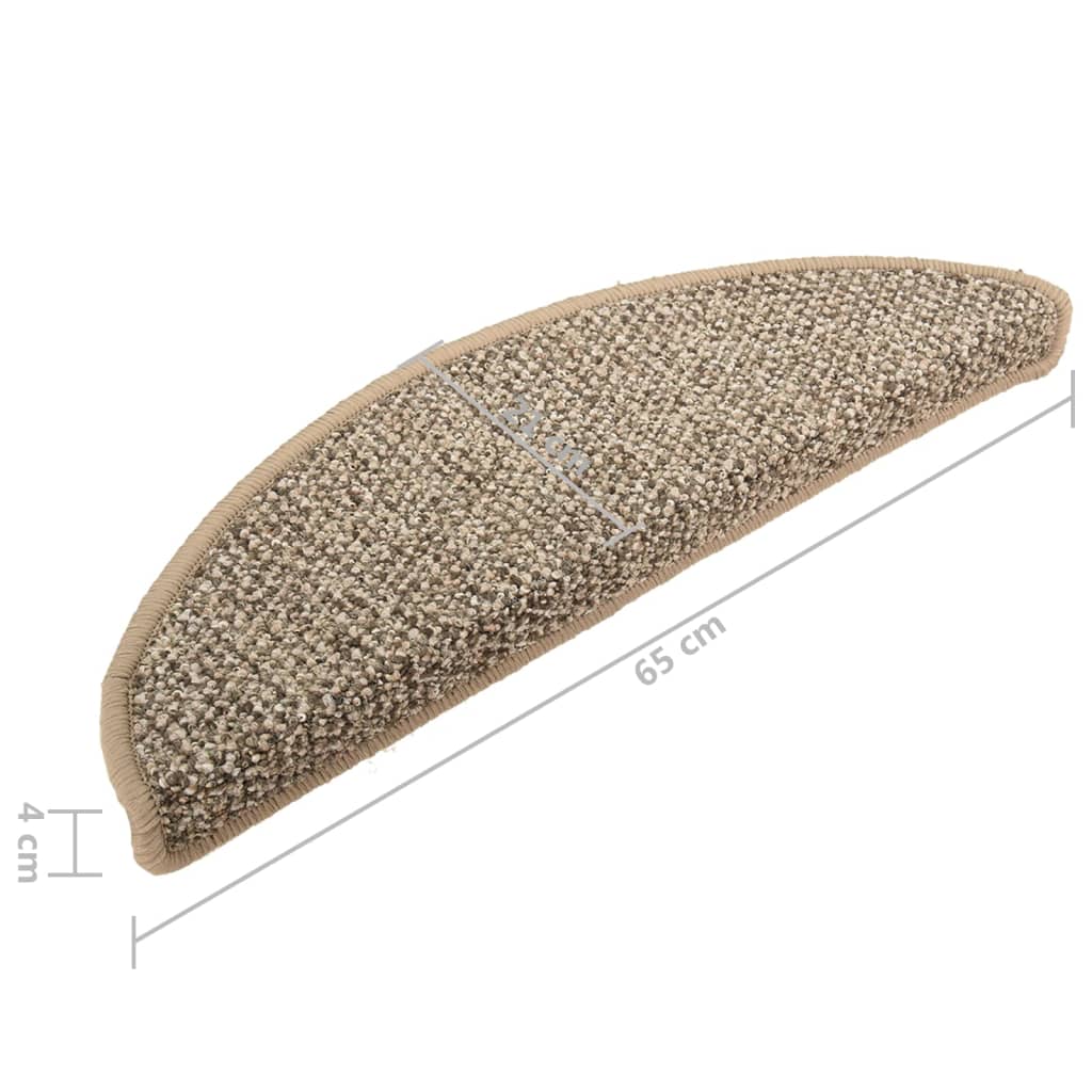 Trapmatten 15 St 65X25 Cm Bruin