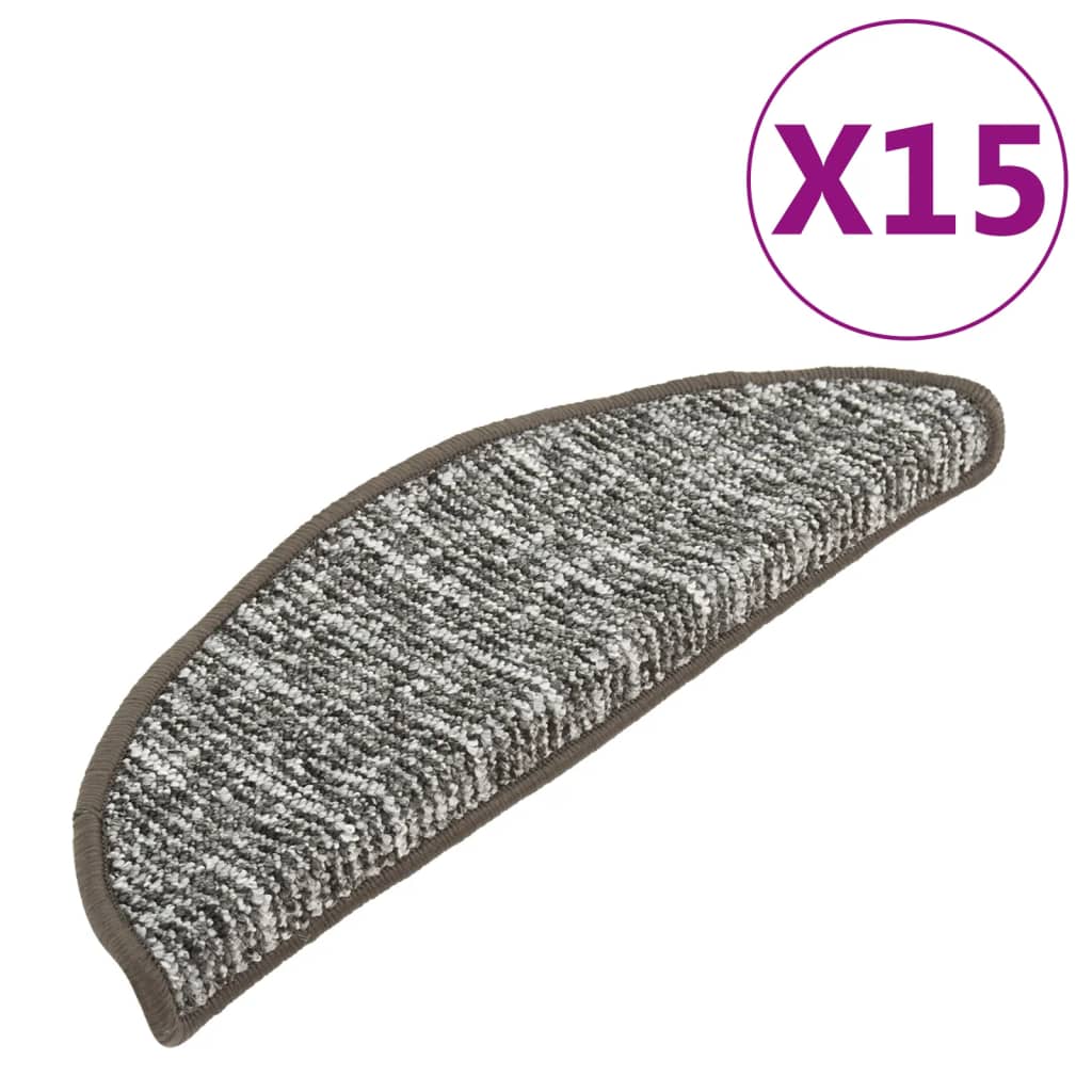 Trapmatten 15 St 65X25 Cm Antracietkleurig