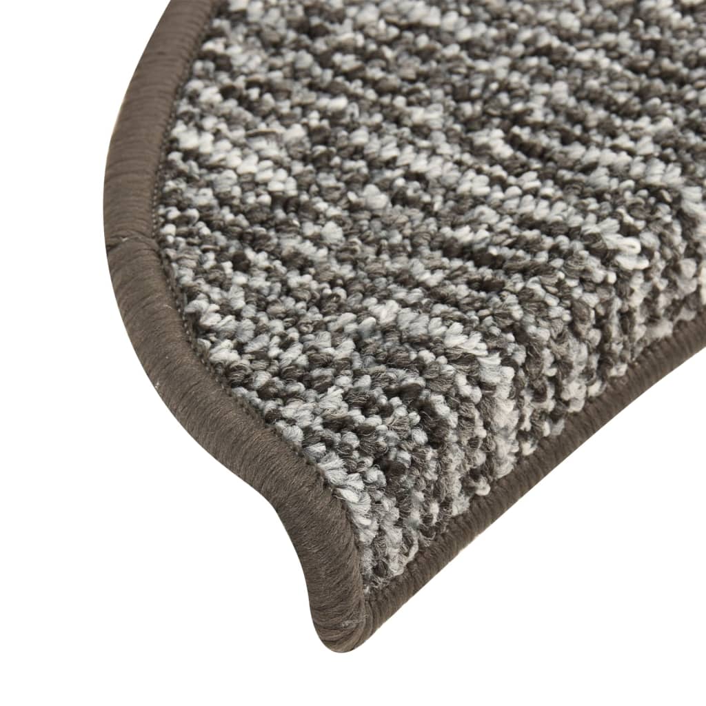 Trapmatten 15 St 65X25 Cm Antracietkleurig
