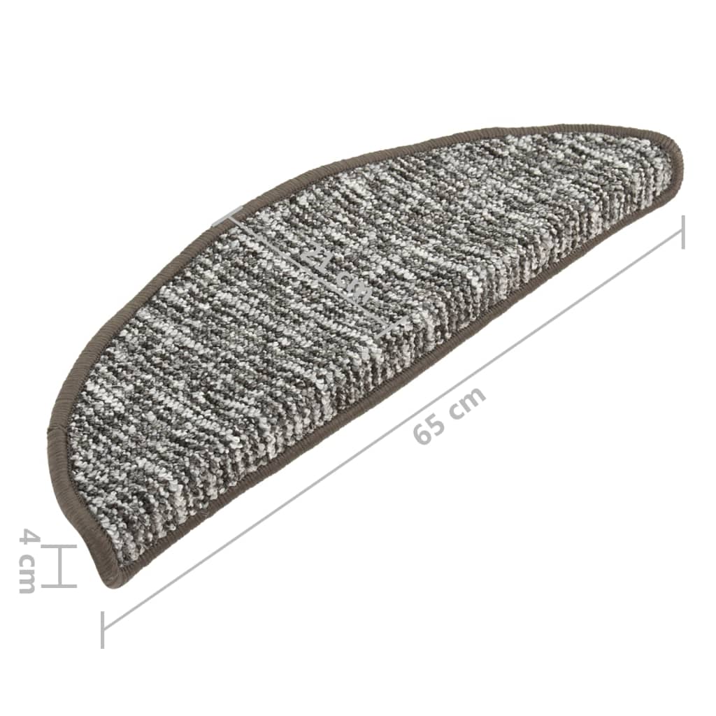 Trapmatten 15 St 65X25 Cm Antracietkleurig