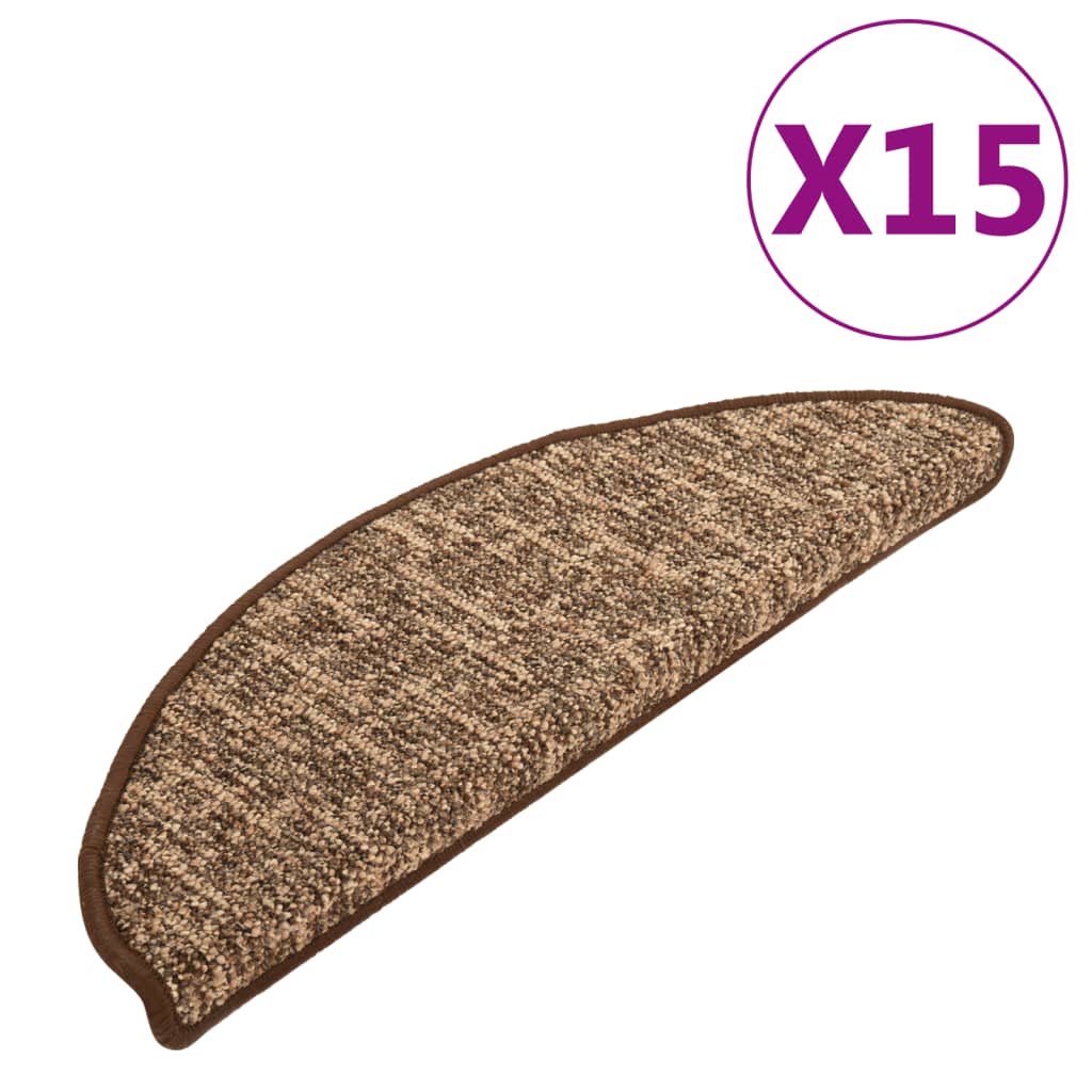 Trapmatten 15 St 65X25 Cm Bruin
