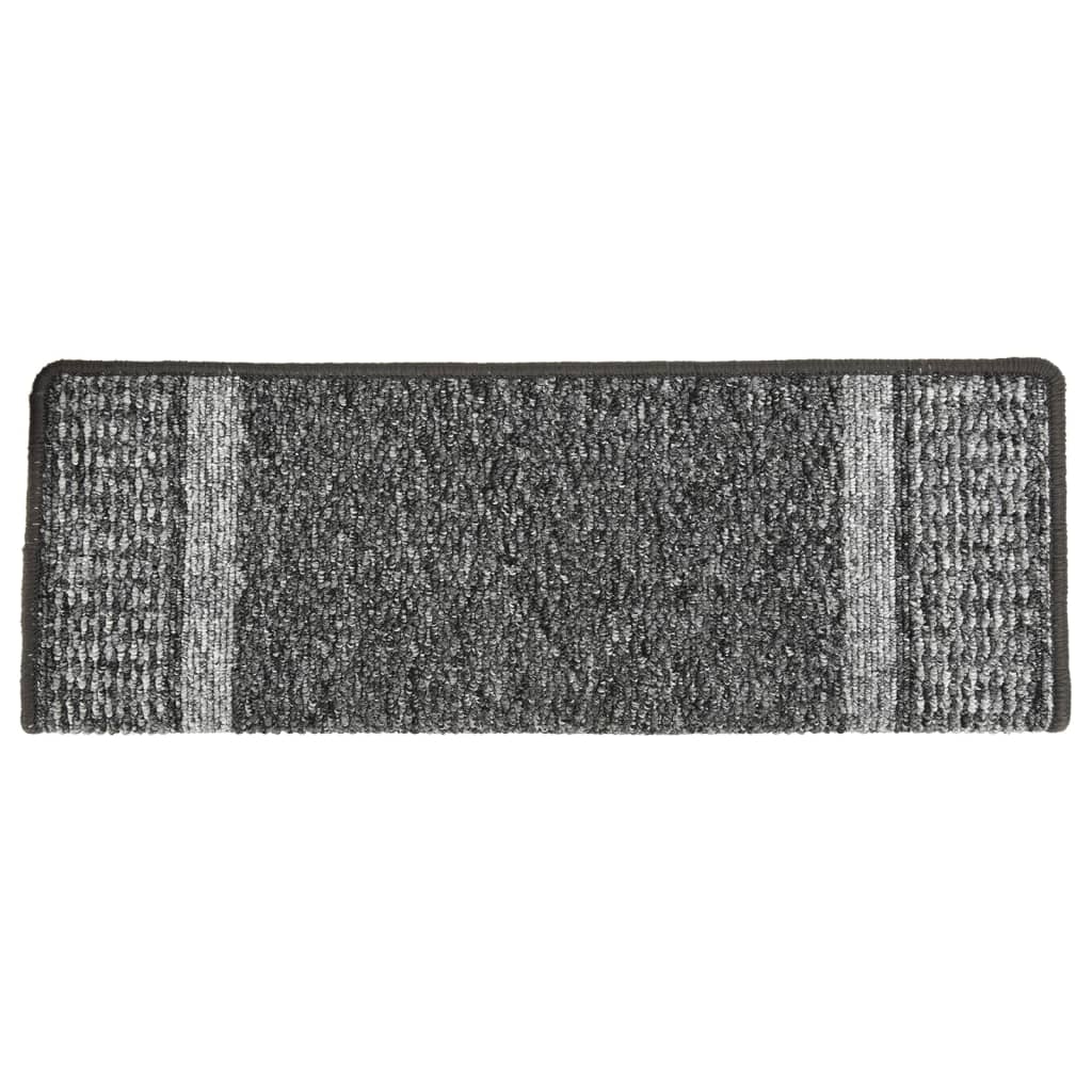 Trapmatten 15 St Zelfklevend 65X25 Cm Grijs