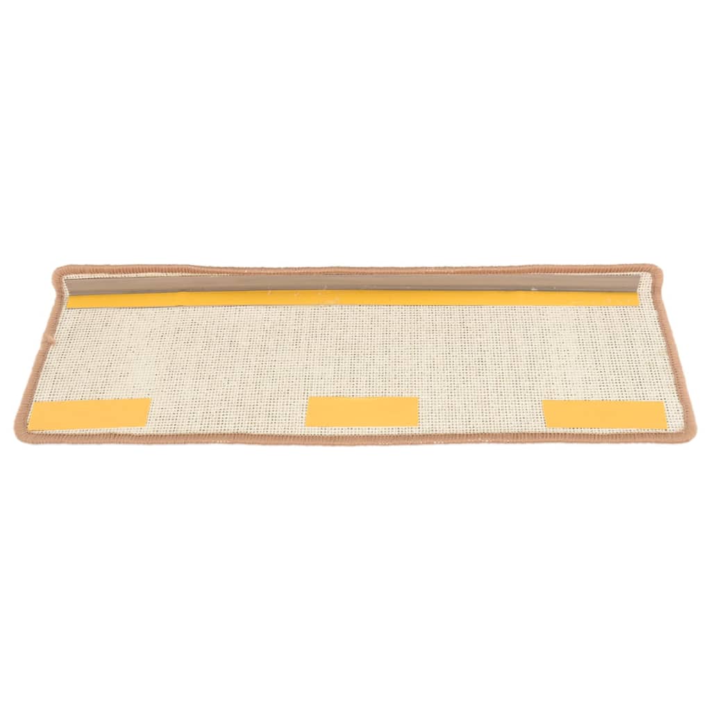 Trapmatten 15 St Zelfklevend 65X25 Cm Lichtbruin