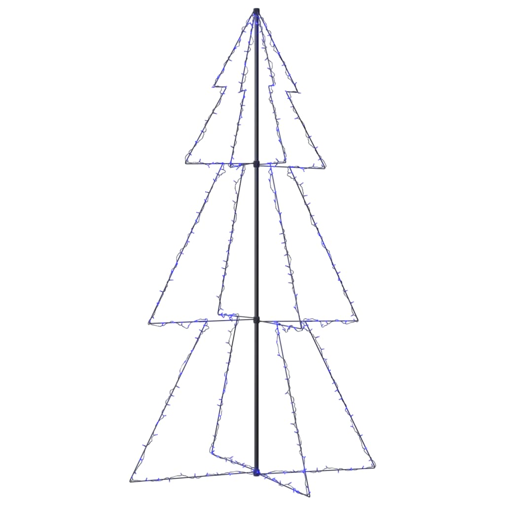 Kegelkerstboom 300 Led's Binnen En Buiten 120X220 Cm