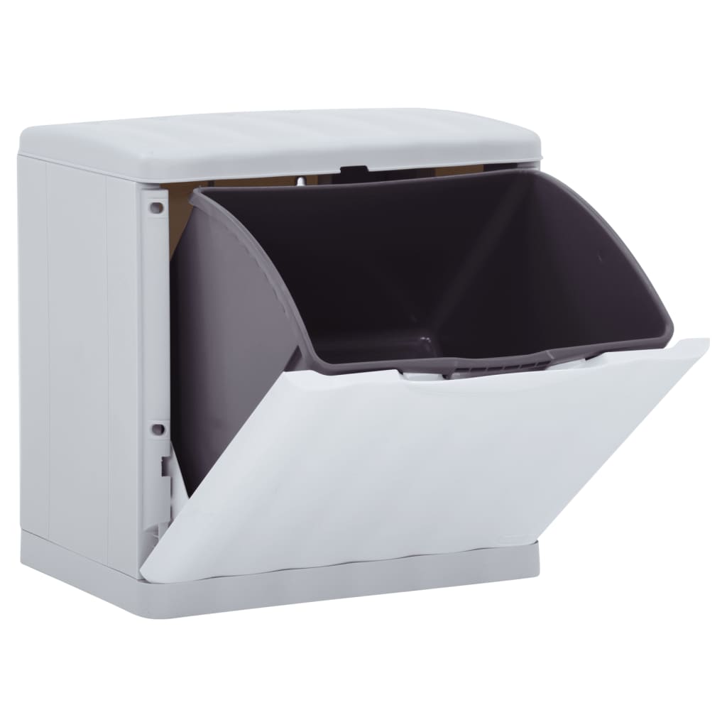 Afvalscheidingsbak 20 L 40X30X40 Cm Wit