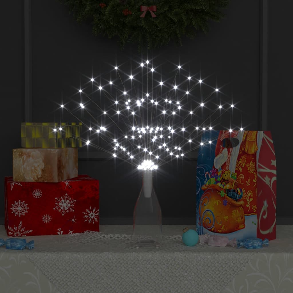 Kerstverlichting Vuurwerk 140 Led's Buiten 20 Cm Koudwit