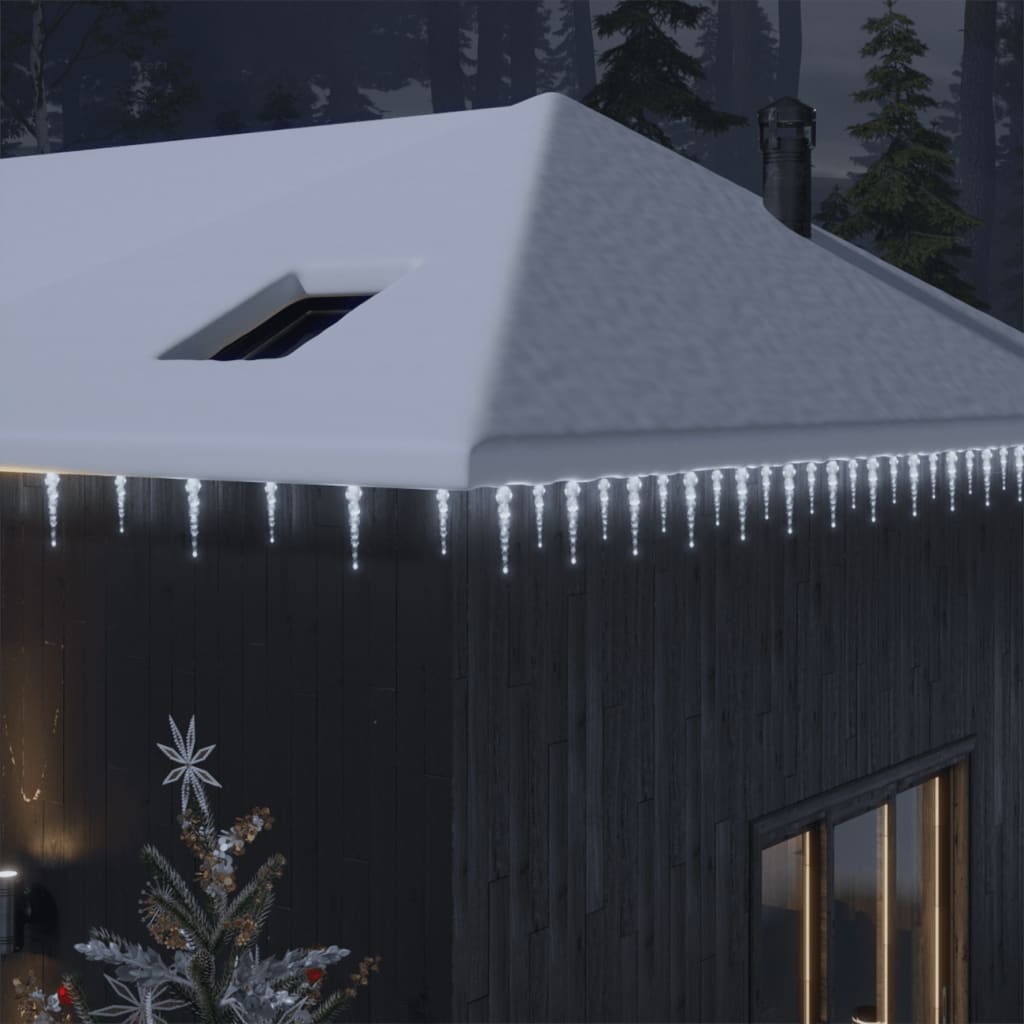 Kerstverlichting Ijspegel Met 40 Led's Acryl Koudwit