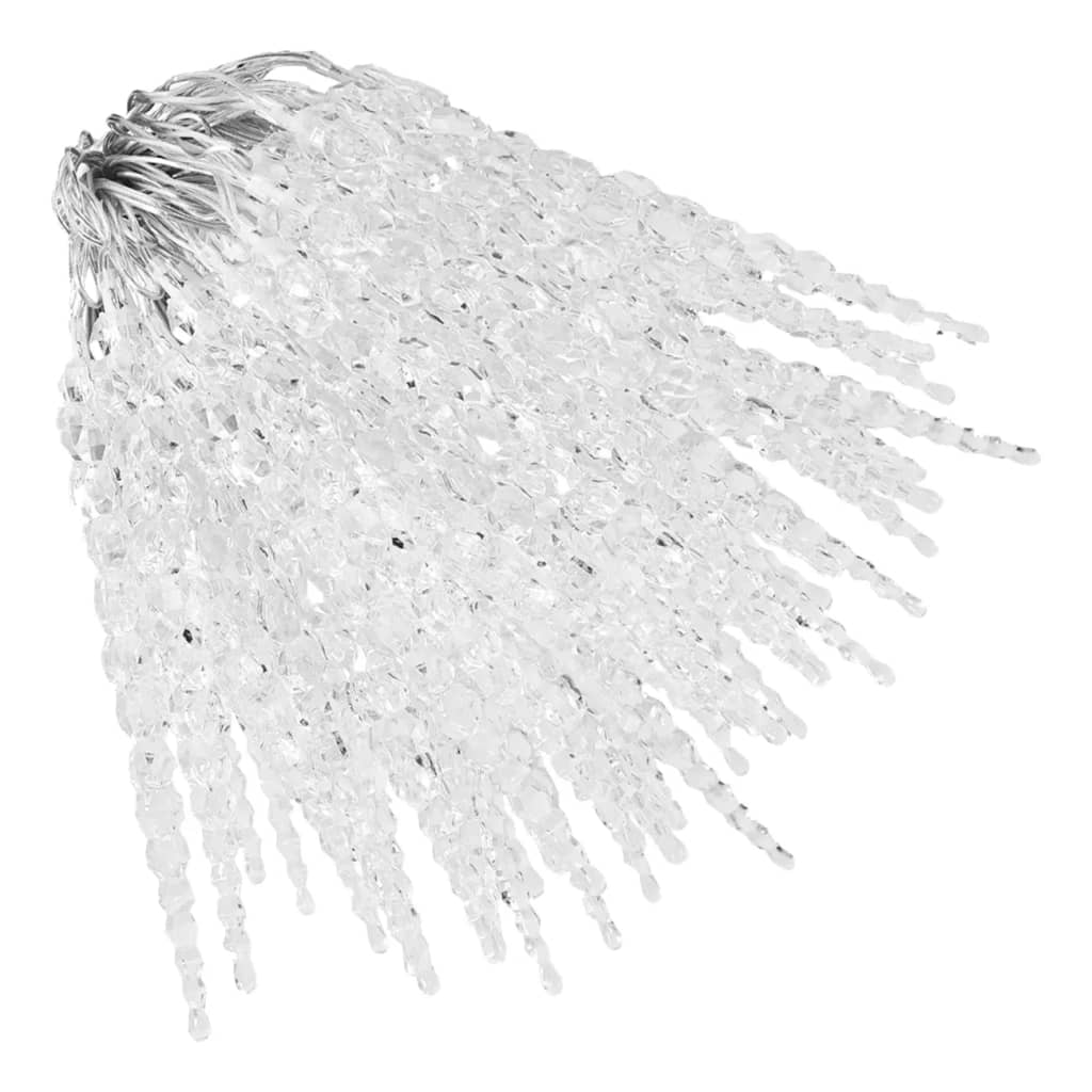 Kerstverlichting Ijspegel Met 100 Led's Acryl Koudwit