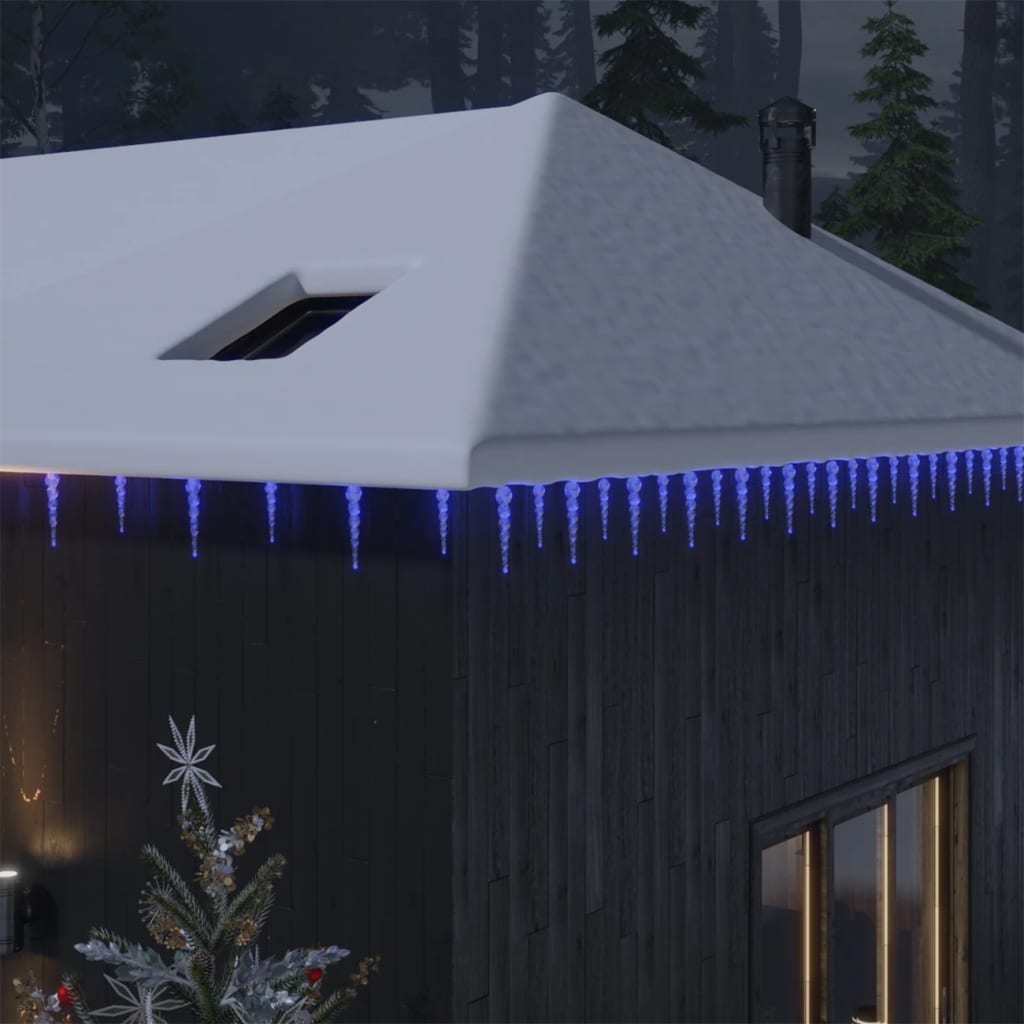 Kerstverlichting Ijspegel Met 200 Led's Acryl Blauw