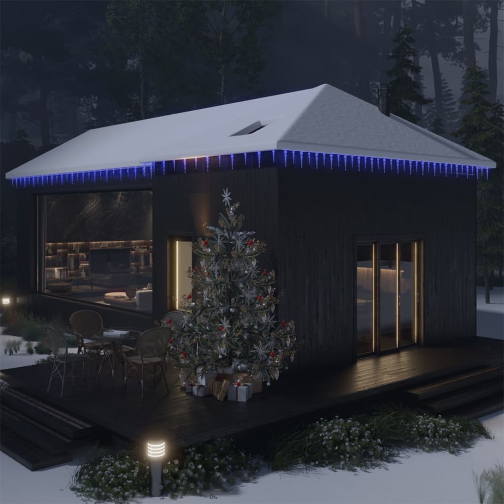 Kerstverlichting Ijspegel Met 200 Led's Acryl Blauw