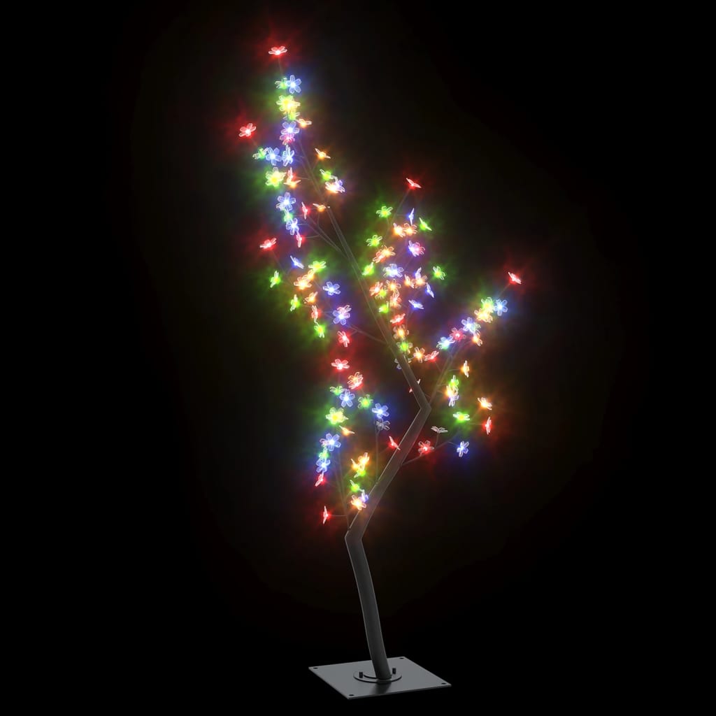 Kerstboom Met 128 Led's Meerkleurig Licht Kersenbloesem 120 Cm