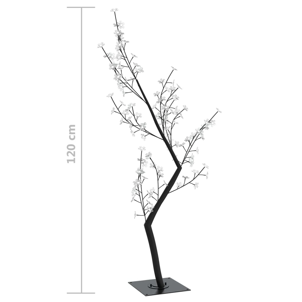 Kerstboom Met 128 Led's Meerkleurig Licht Kersenbloesem 120 Cm