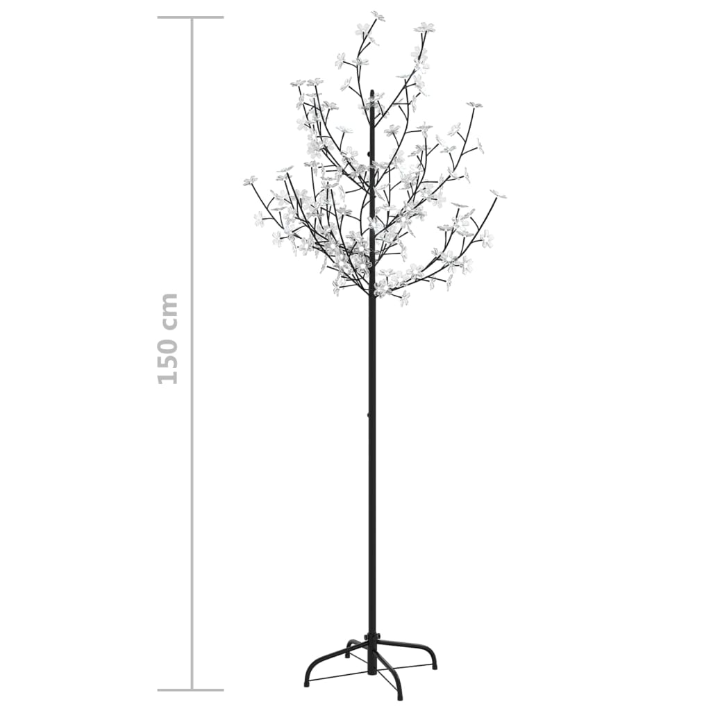 Kerstboom Met 120 Led's Meerkleurig Licht Kersenbloesem 150 Cm
