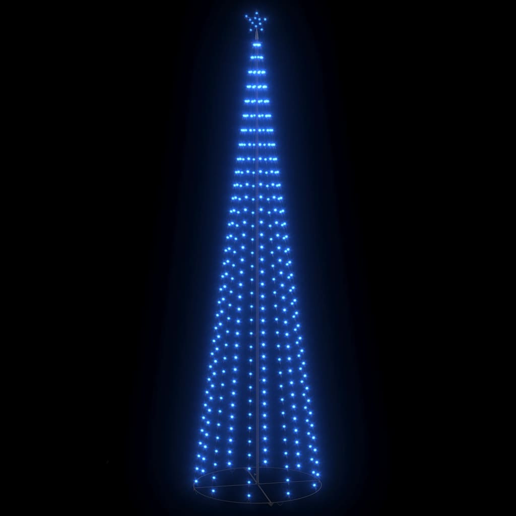 Kegelkerstboom 400 Led's 100X360 Cm Blauw