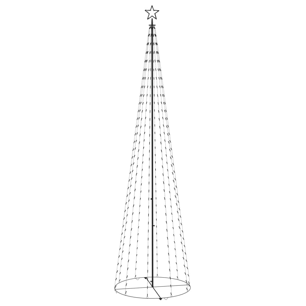 Kegelkerstboom 400 Led's 100X360 Cm Blauw