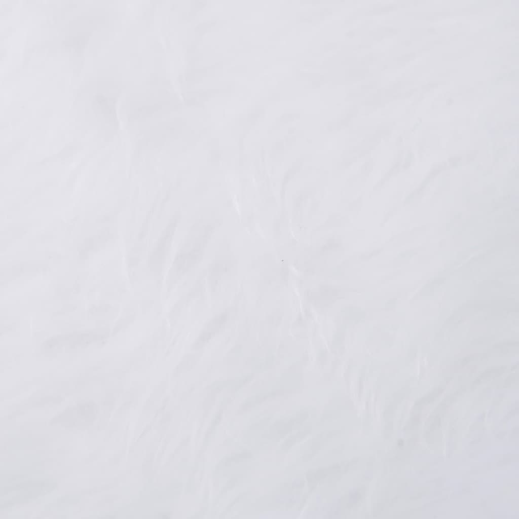 Kerstboomrok 150 Cm Kunstbont Wit