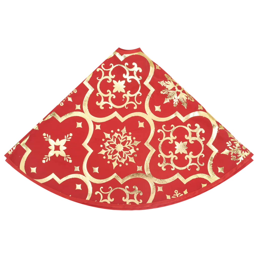 Kerstboomrok Luxe Met Sok 150 Cm Stof Rood